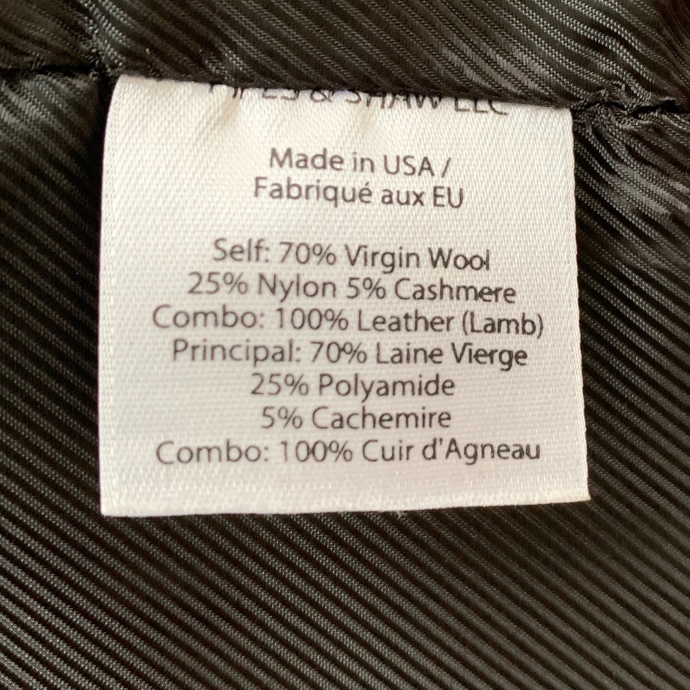 Veronica Beard Wool Leather Double Breasted Blazer - Picture 7 of 8
